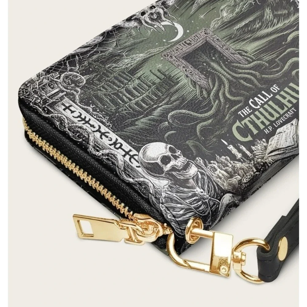 The Call Of Cthulhu Wallet Horror Goth Halloween H P Lovecraft New NWT Stylish